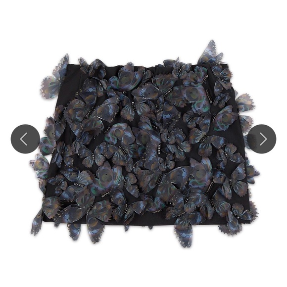 Cynthia Rowley Ombré Butterflies Organza Miniskirt Small NWT - Picture 3 of 11